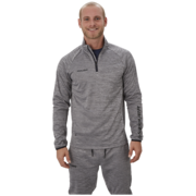 Mikina BAUER VAPOR FLEECE 1/4 ZIP TOP GRY-SR (1056787)