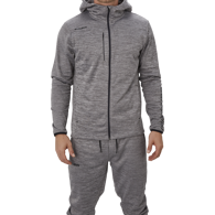 Mikina BAUER VAPOR FLEECE ZIP HOODIE GRY-YTH (1056829)