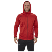 Mikina BAUER VAPOR FLEECE ZIP HOODIE RED-SR (1056825)