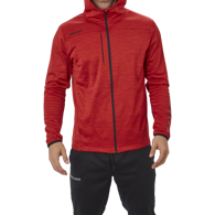 Mikina BAUER VAPOR FLEECE ZIP HOODIE RED-YTH (1056828)