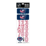 Nálepka na helmu SPORTSTAR - COLUMBUS BLUE JACKETS - DARK HELMET