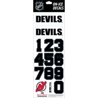 Nálepka na helmu SPORTSTAR - NEW JERSEY DEVILS - DARK HELMET