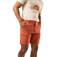 Šortky BAUER S25 7" WALKING SHORTS-SR-BRICK (1064716)