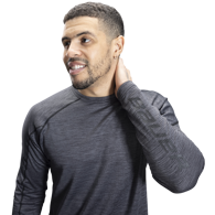 Triko BAUER FLC LS TRAINING TEE - GRAY (1060273)