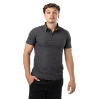 Triko BAUER S24 FLC CORE PERF POLO-SR-GRY (1063381)