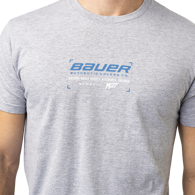 Triko BAUER S24 GRAPHIC TEE-SR-LTGRY (1064097)