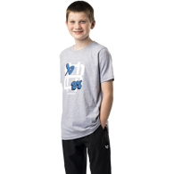 Triko BAUER S24 GRAPHIC TEE-YTH-GRY (1064063)