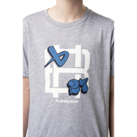 Triko BAUER S24 GRAPHIC TEE-YTH-GRY (1064063)