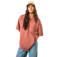 Triko BAUER S25 BOXY POCKET TEE-SR-CLAY (1064676)