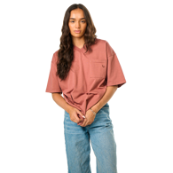 Triko BAUER S25 BOXY POCKET TEE-SR-CLAY (1064676)