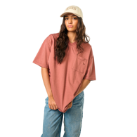 Triko BAUER S25 BOXY POCKET TEE-SR-CLAY (1064676)
