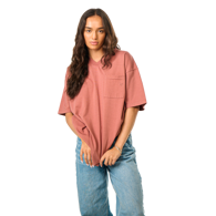 Triko BAUER S25 BOXY POCKET TEE-SR-CLAY (1064676)