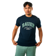 Triko BAUER S25 COLLEGIATE TEE-SR-DK NVY (1064690)