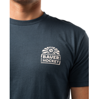Triko BAUER S25 GRAPHIC TEE-SR-INDIGO (1064727)