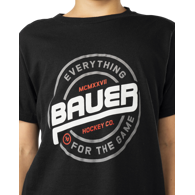 Triko BAUER S25 GRAPHIC TEE-YTH-BLK (1065122)