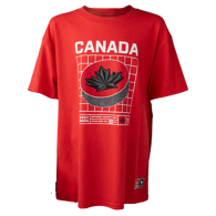 Triko BAUER S25 HC OLY SS PUCK TEE-YTH-RED (1066408)