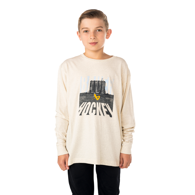 Triko BAUER S25 LS GRAPHIC TEE-YTH-WHT (1065897)