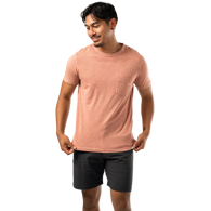 Triko BAUER S25 POCKET TEE-SR-ASH ROSE (1064709)