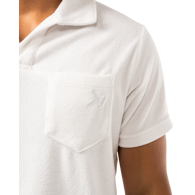 Triko BAUER S25 TERRY POLO-SR-LUCENT WHITE (1064713)