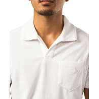 Triko BAUER S25 TERRY POLO-SR-LUCENT WHITE (1064713)