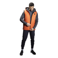 Vesta BAUER FLC HOODED PUFFER VEST-SR-CAYENNE (1060279)
