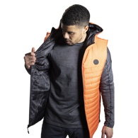 Vesta BAUER FLC HOODED PUFFER VEST-SR-CAYENNE (1060279)