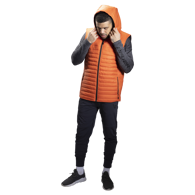 Vesta BAUER FLC HOODED PUFFER VEST-SR-CAYENNE (1060279)
