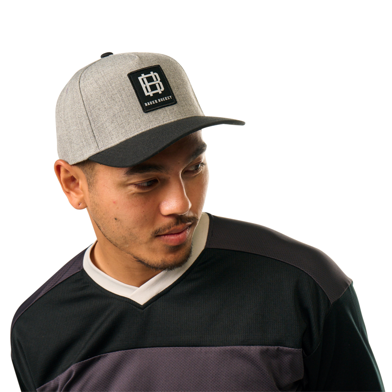 Kšiltovka BAUER S25 TWOTONE A FRAME HAT-SR-BLK/GRY (1064695)