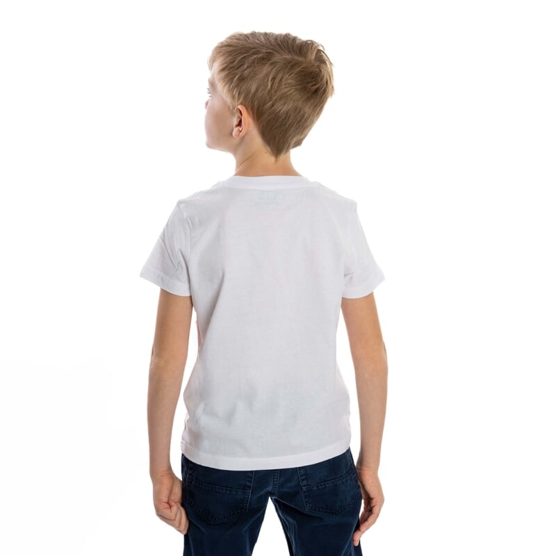 LOGO KAFERS STÁTNÍ ZNAK triko JR bílá