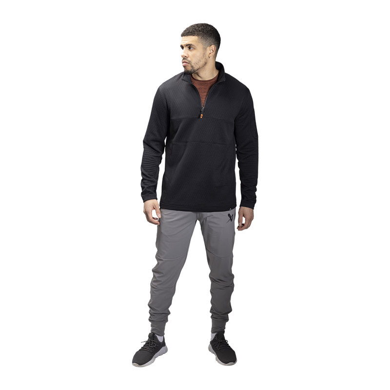 Triko BAUER FLC 1/2 ZIP PERFORMANCE TOP - BLK (1060276)