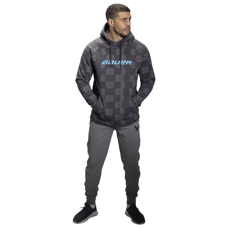 Mikina BAUER S22 1927 HOODIE - SR - GRY (1059695)