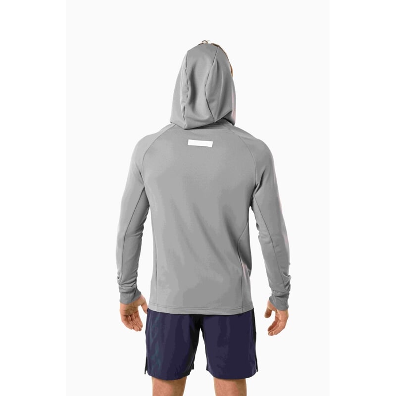 Mikina BAUER S23 FLC HOODIE-SR-LT GRY (1061026)
