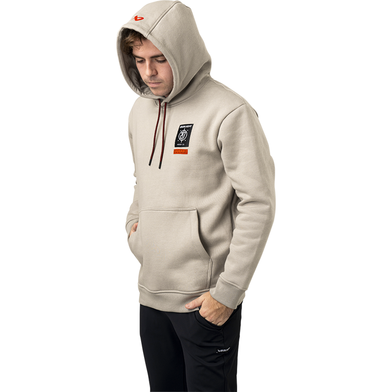 Mikina BAUER S24 LINED FLEECE HOODIE-SR-GRY (1064086)