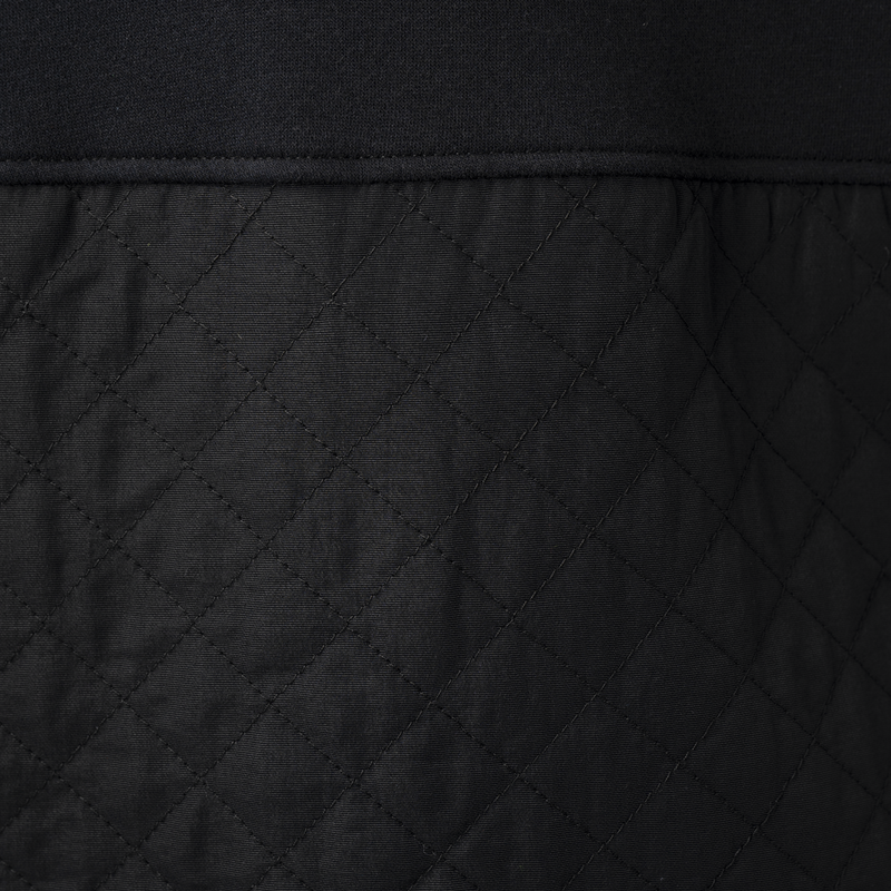 Mikina BAUER S24 QUILTED CREW-SR-BLK (1064089)