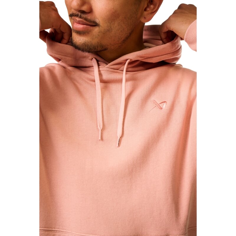 Mikina BAUER S25 FRENCH TERRY HOODIE-SR-ROSE (1064649)