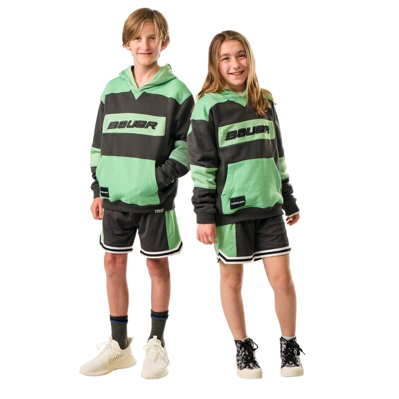 Mikina BAUER S25 GAMECHANGER HOODIE-YTH-VOLCANO (1064741)