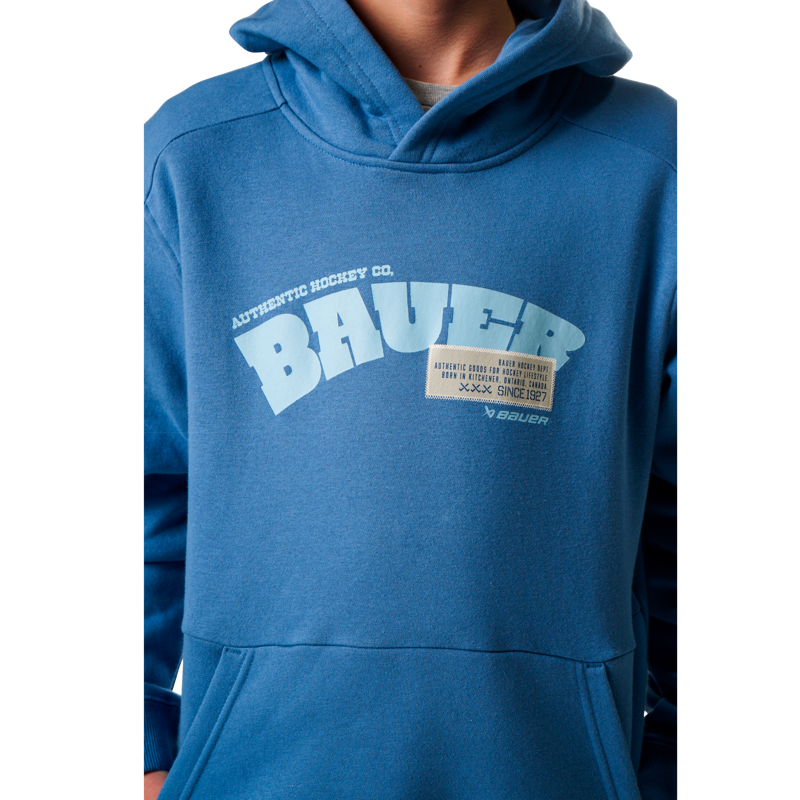 Mikina BAUER S25 ULTIMATE HOODIE-YTH-DUTCH BLUE (1064739) 