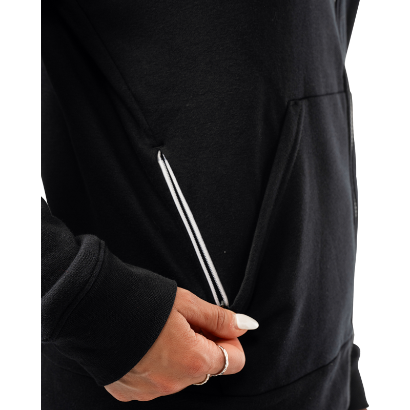 Mikina BAUER S25 WMNS TEAM FULL ZIP-BLK (1064627)