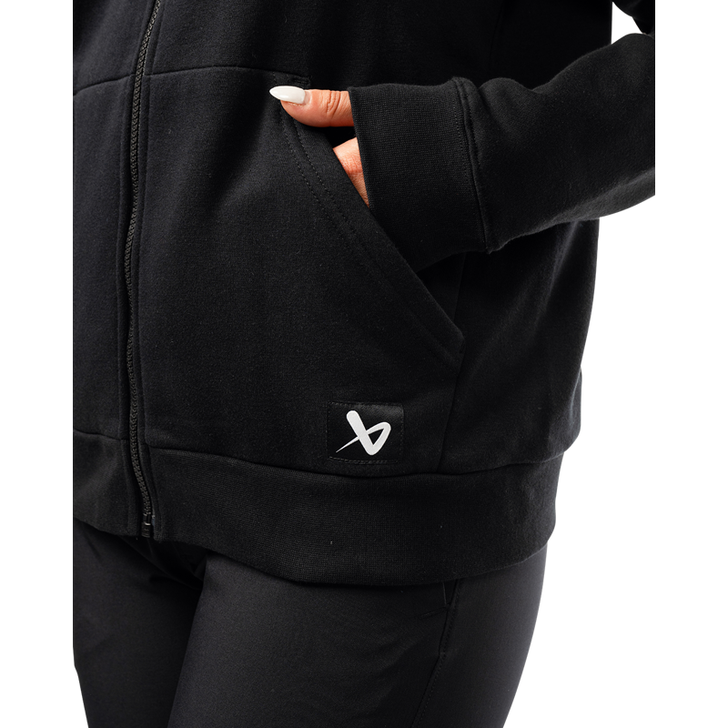 Mikina BAUER S25 WMNS TEAM FULL ZIP-BLK (1064627)