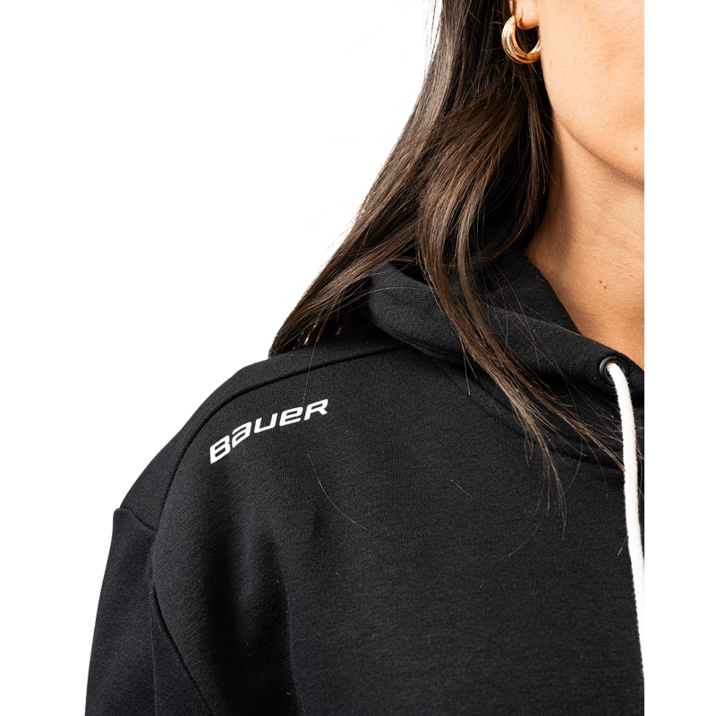 Mikina BAUER S25 WMNS TEAM PULLOVER HOODIE-BLK (1065953)