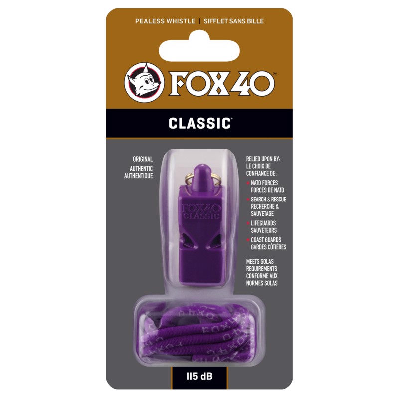 Levně Píšťalka CLASSIC SAFETY purple