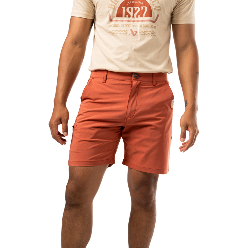 Šortky BAUER S25 7" WALKING SHORTS-SR-BRICK (1064716)