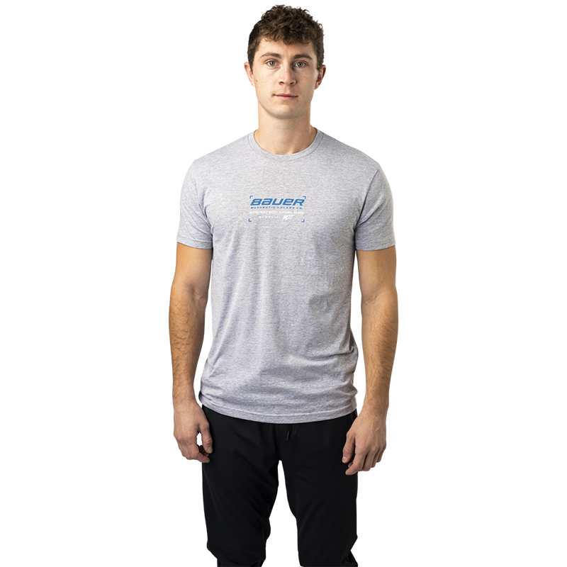 Triko BAUER S24 GRAPHIC TEE-SR-LTGRY (1064097)