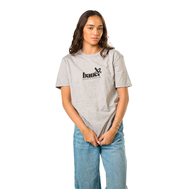 Triko BAUER S25 AUTHENTIC HOCKEY TEE-SR-HGRY (1064691)