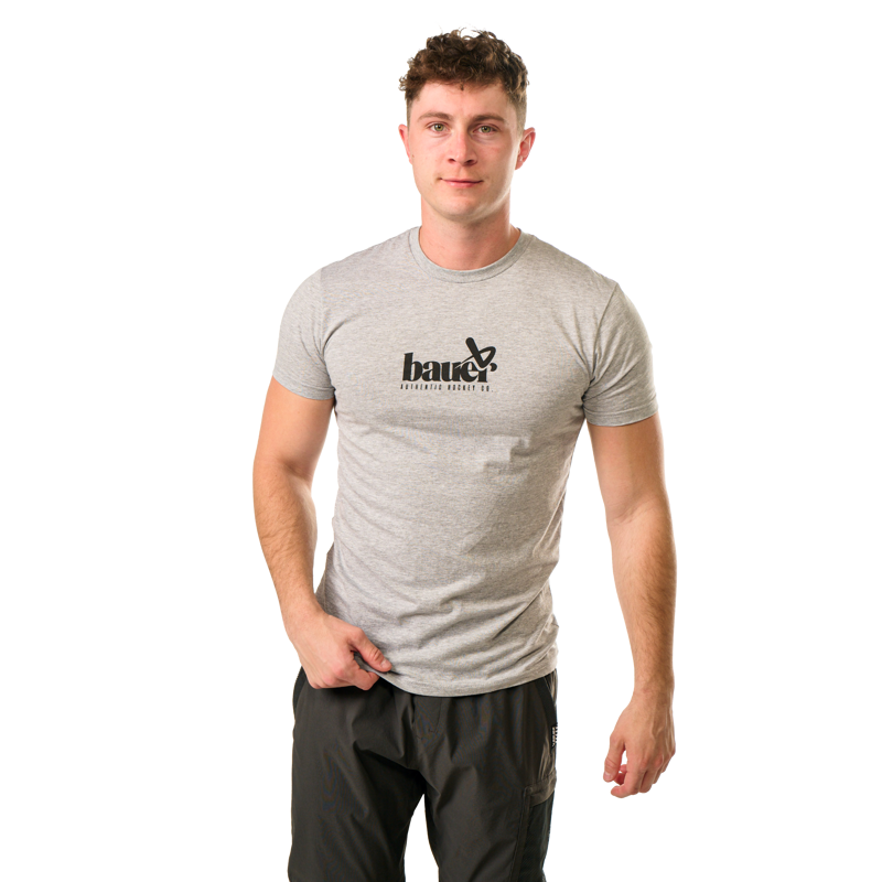 Triko BAUER S25 AUTHENTIC HOCKEY TEE-SR-HGRY (1064691)