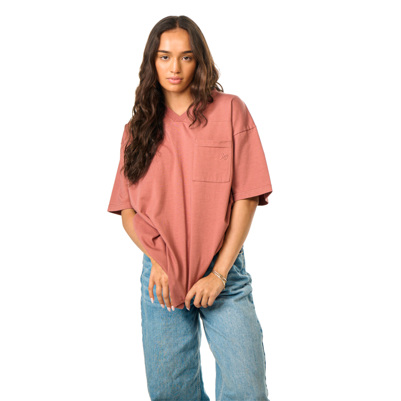 Triko BAUER S25 BOXY POCKET TEE-SR-CLAY (1064676)