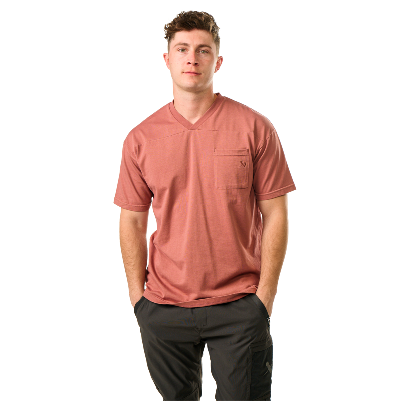 Triko BAUER S25 BOXY POCKET TEE-SR-CLAY (1064676)