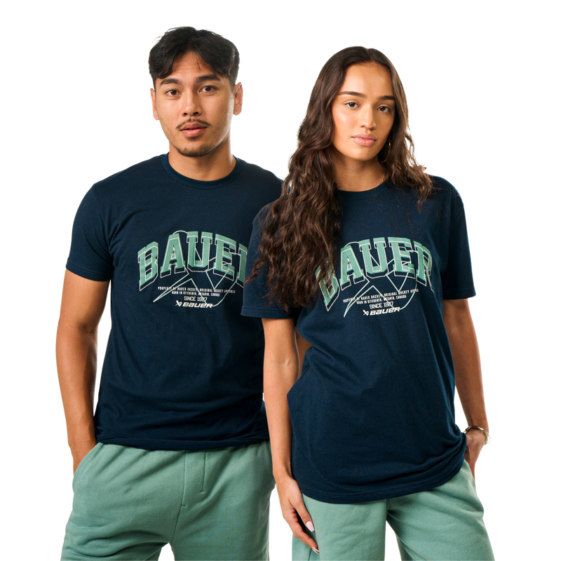 Triko BAUER S25 COLLEGIATE TEE-SR-DK NVY (1064690)