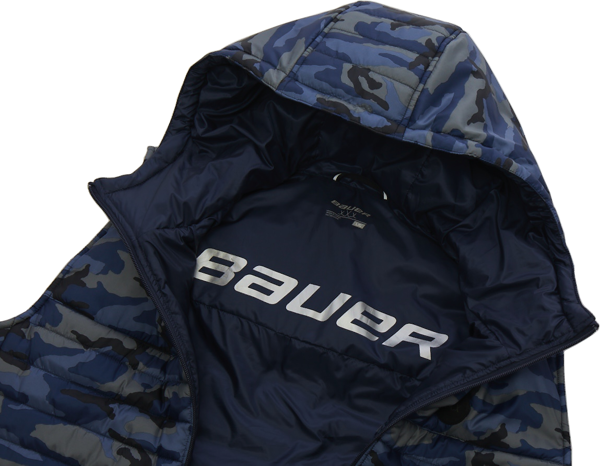 Vesta BAUER FLC HOODED PUFFER VEST-SR-CAMO/COB (1059370)