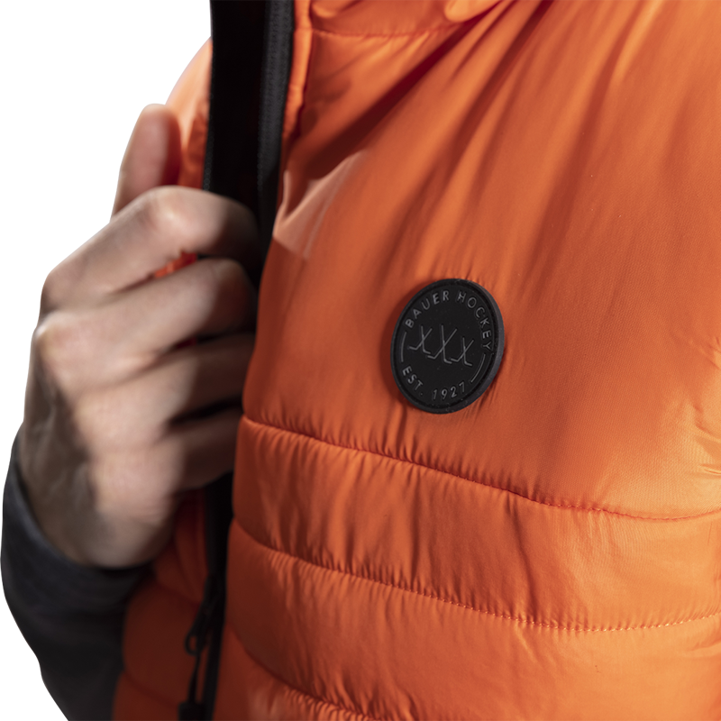 Vesta BAUER FLC HOODED PUFFER VEST-SR-CAYENNE (1060279)